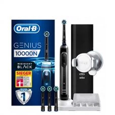 Зубная щетка Oral-B D701.545.6HX Genius 10000N Black с функцией Bluetooth+Smart Ring