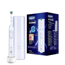Зубная щетка Oral-B D706.513.6X Genius X 20000 White Bluetooth с футляром ЕС