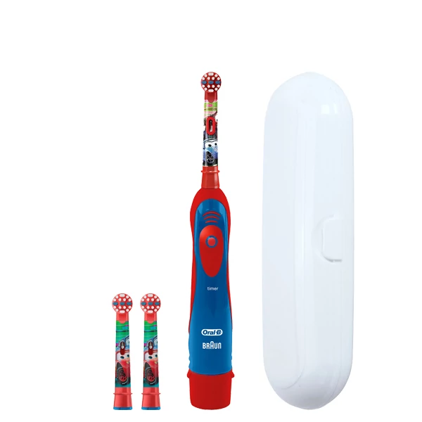 Зубная щетка Oral-B DB4.510.К «Тачки» на батарейках детская + 2 нас. с футляром ЕС