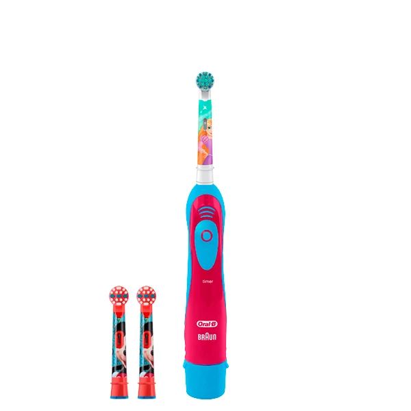 Зубная щетка Oral-B DB4.510.К Extra Soft Принцесса на батарейках детская + 2 нас. Микки