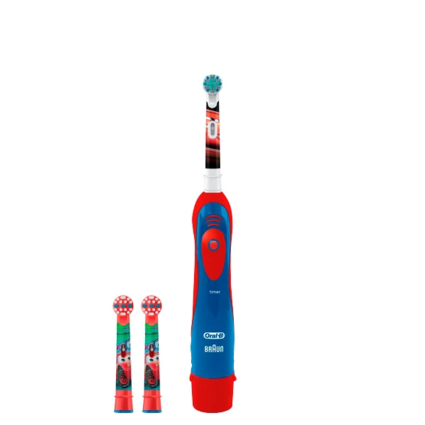 Зубная щетка Oral-B DB4.510.К Extra Soft «Тачки» на батарейках детская + 2 нас.