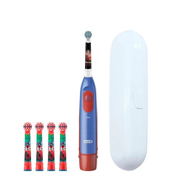 Электрическая зубная щетка Oral-B DB5 Extra Soft &quot;Тачки&quot; + (4 нас.) и футляр ЕС