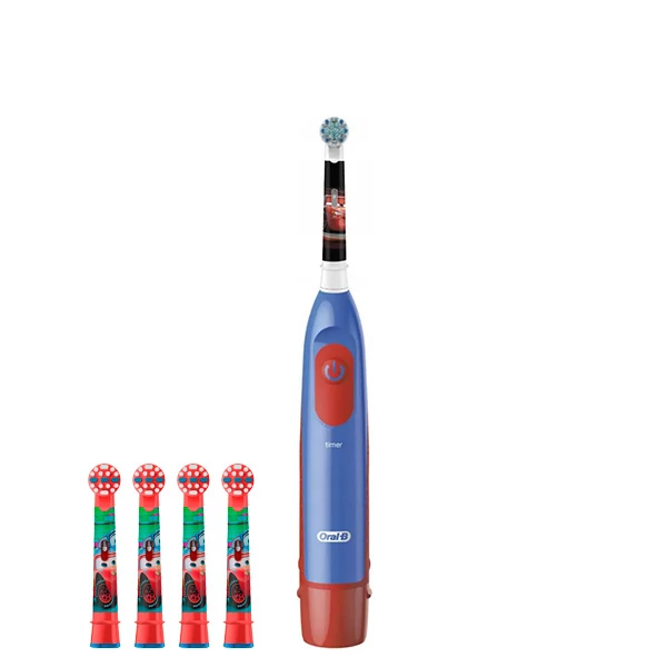 Электрическая зубная щетка Oral-B DB5 Extra Soft &quot;Тачки&quot; + (4 нас.)