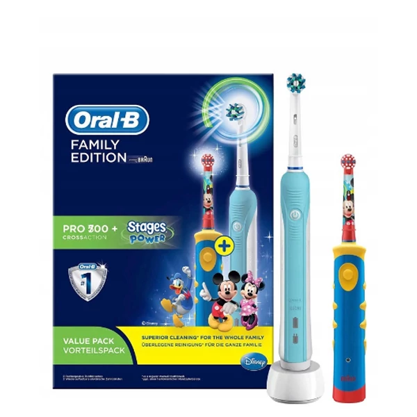 Зубные щетки Oral-B Family Edition PC500 + D10 Микки  ЕС