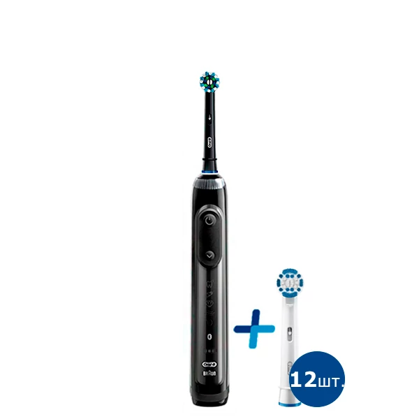 Зубная щетка Oral-B Genius 10000N Design Edition - Cross Action Black light 13 шт. ЕС