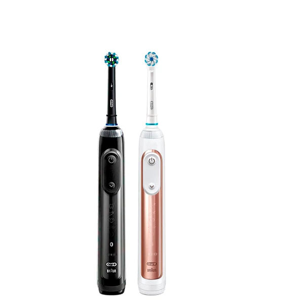 Зубная щетка Oral-B Genius 10000N Gold Rose + Black Семейный набор light