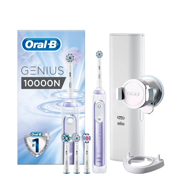 Зубная щетка Oral-B Genius 10000N Violet с функцией Gum Guard Technologie ЕС