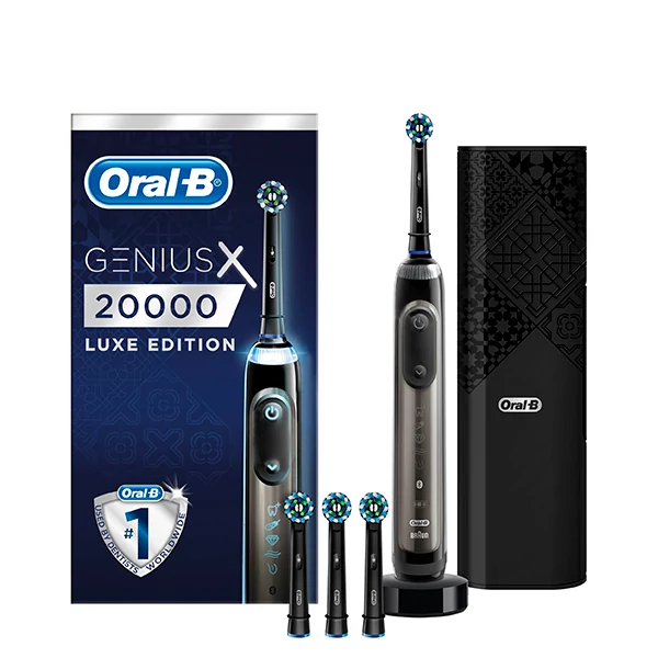 Зубная щетка Oral-B D706 Genius X 20000N Gray Luxe Edition с искусственным интеллектом ЕС