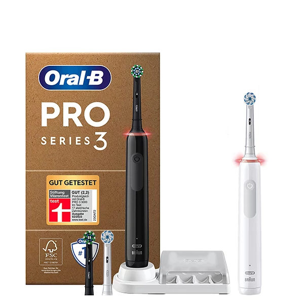 Зубные щетки Oral-B Pro Series 3 D505 Black + White Family Pack Plus Edition