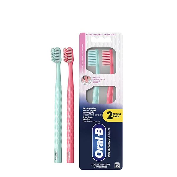 Мануальные зубные щетки Oral-B Pro Sensitive Clinical Extra Soft (2 шт.) ЕС
