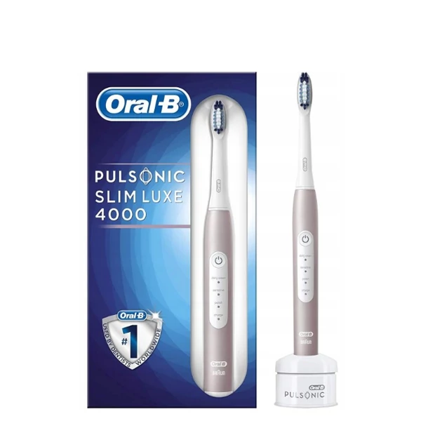 Звуковая зубная щетка Oral-B Pulsonic 4000 Slim Luxe Gold Rose