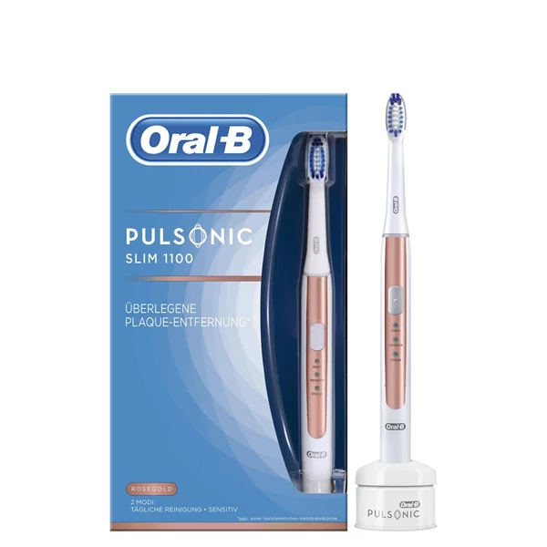 Звуковая зубная щетка Oral-B Pulsonic Slim 1100 Gold Rose