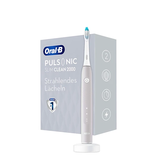 Звуковая зубная щетка Oral-B Pulsonic Slim Clean 2000 Grey ЕС