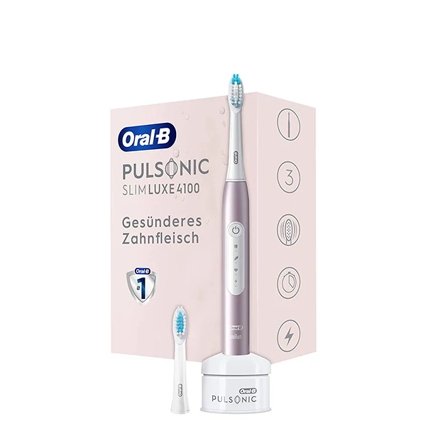 Звуковая зубная щетка Oral-B Pulsonic Slim Luxe 4100 Pink Gold ЕС