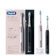 Звуковая электрическая зубная щетка Oral-B Pulsonic Slim Luxe 4900 Pink&amp;Black ЕС