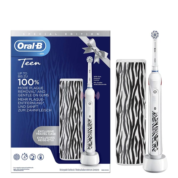Зубная щетка Oral-B D601 Teenager White Special Edition ЕС