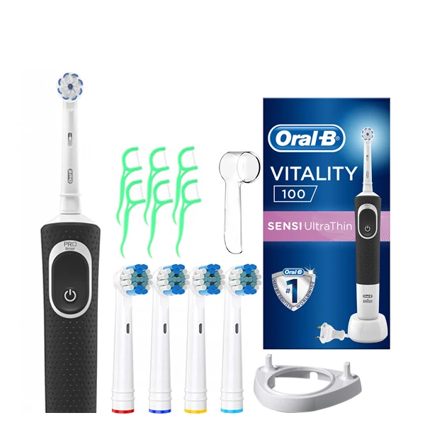 Зубная щетка Oral-B Vitality 100 Black Special Edition с рожком ЕС