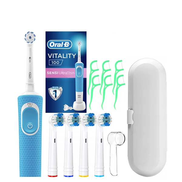 Зубная щетка Oral-B Vitality 100 Blue Special Edition с футляром ЕС