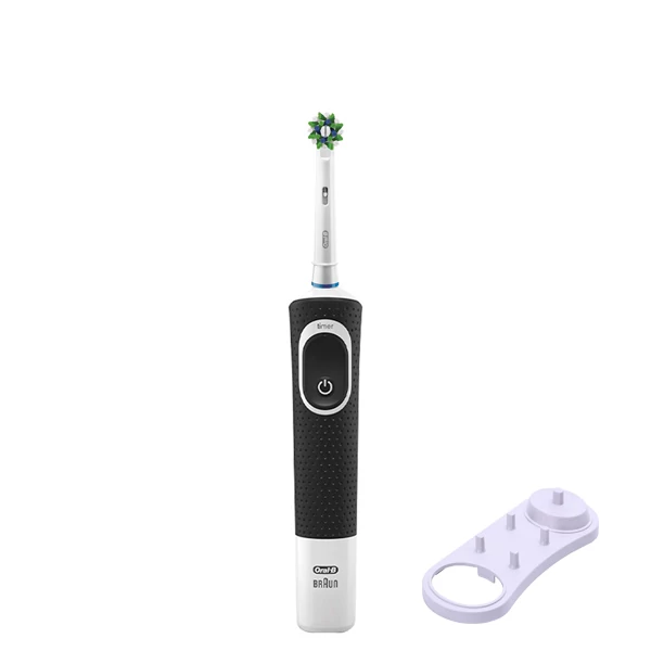 Зубная щетка Oral-B Vitality 100 Cross Action CleanMaximiser Black + Подставка