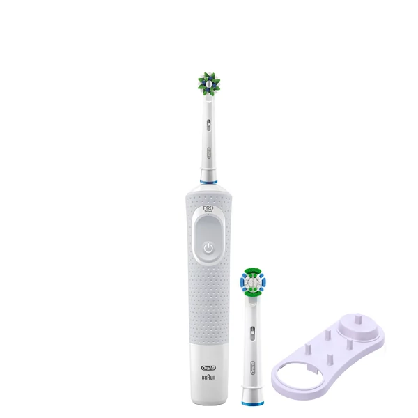 Электрическая зубная щетка Oral-B Vitality 100 Cross Action CleanMaximiser White 2 нас. + Подставка