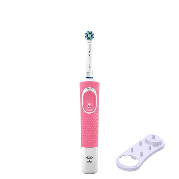 Зубная щетка Oral-B Vitality 100 Cross Action Pink + подставка