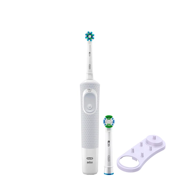 Зубная щетка Oral-B Vitality 100 Cross Action White 2 нас. + подставка