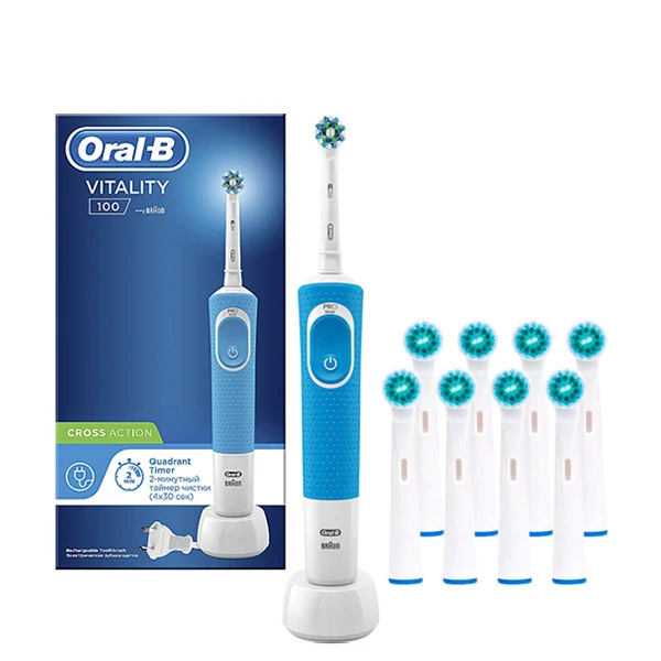 Зубная щетка Oral-B Vitality D100.413.1 Crossaction Blue