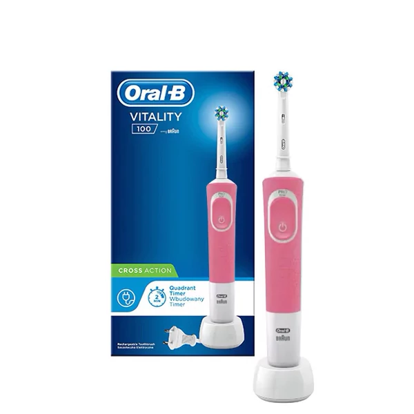 Зубная щетка Oral-B Vitality 100 Cross Action Pink ЕС