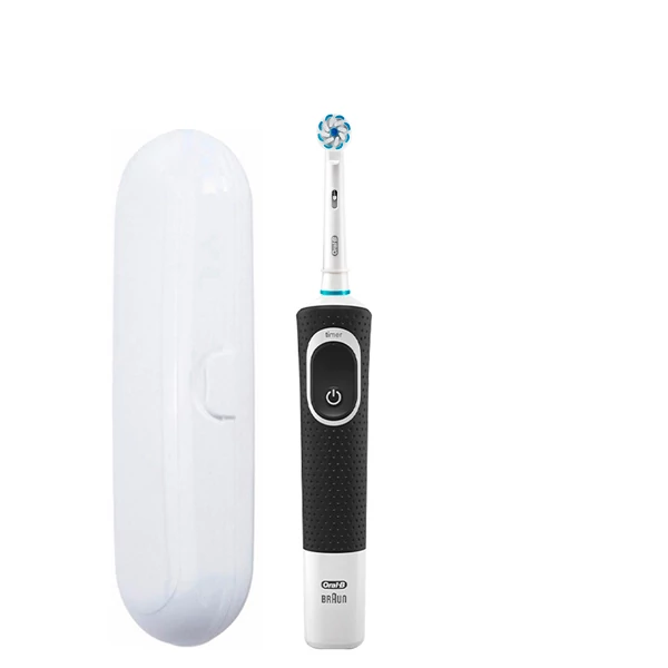 Зубная щетка Oral-B Vitality 100 Junior 6+ Black + футляр белый ЕС