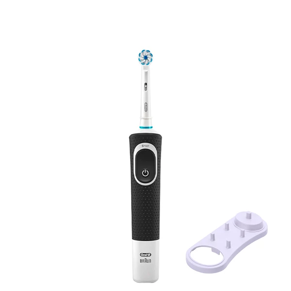 Зубная щетка Oral-B D100 Junior 6+ Black + подставка