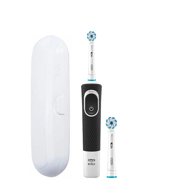 Зубная щетка Oral-B Vitality 100 Junior 6+ Black 2 насадки + футляр ЕС