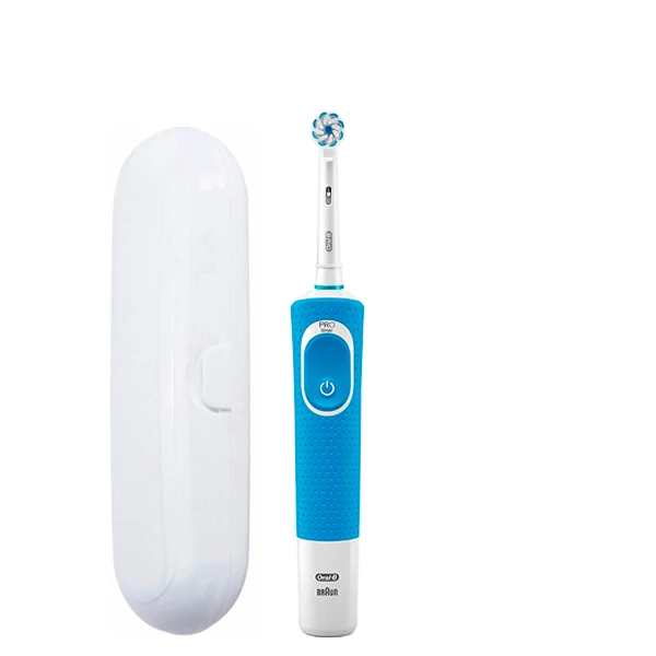 Зубная щетка Oral-B D100 Junior 6+ Blue + футляр белый ЕС