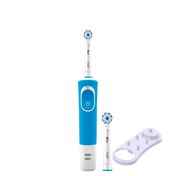 Зубная щетка Oral-B D100 Junior 6+ Blue 2 насадки + подставка