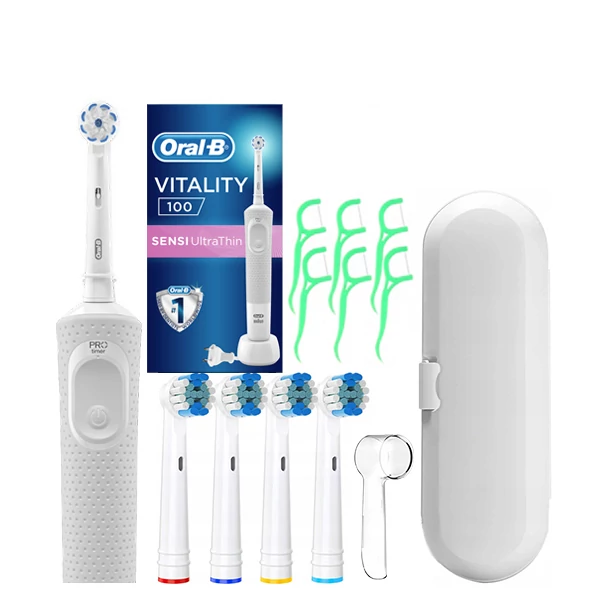 Зубная щетка Oral-B Vitality 100 White Special Edition с футляром ЕС