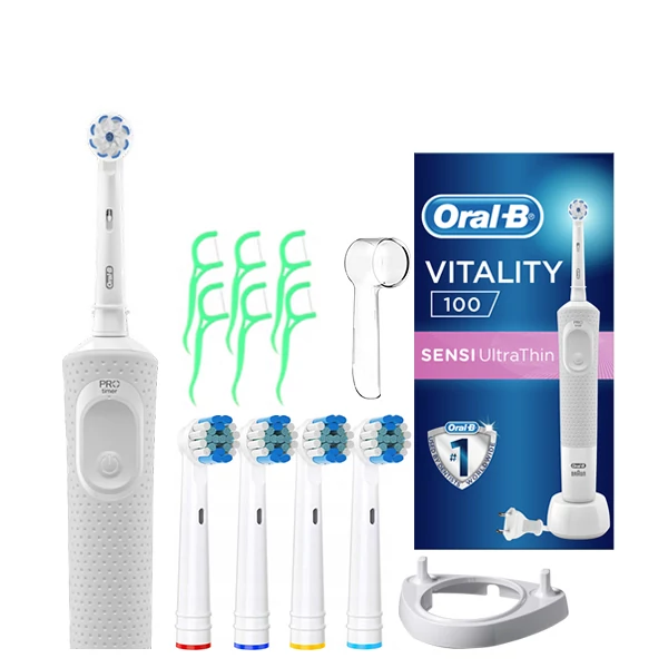 Зубная щетка Oral-B Vitality 100 White Special Edition с рожком ЕС