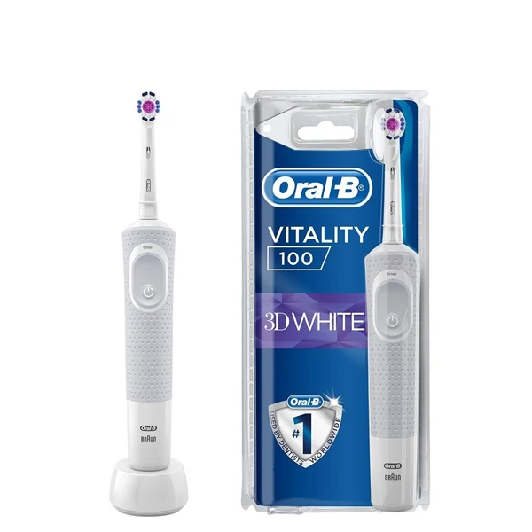 Зубная щетка Oral-B Vitality D100 White PRO 3D White
