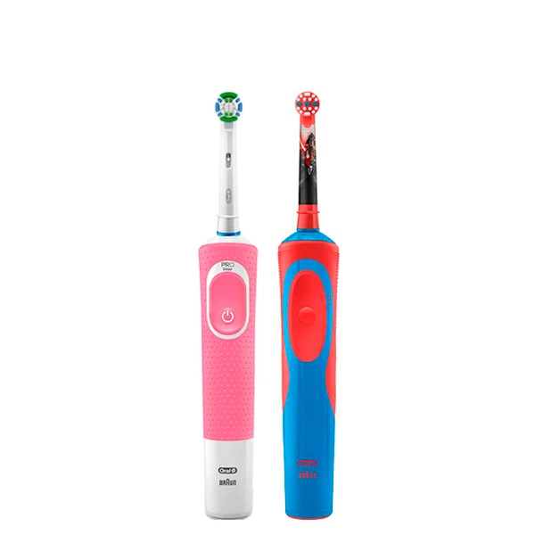 Зубные щетки Oral-B Vitality D100 Precision Clean Pink + D12 Star Wars ЕС