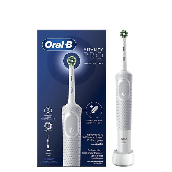 Зубная щетка Oral-B D103 Vitality Pro Cross Action CleanMaximiser White ЕС
