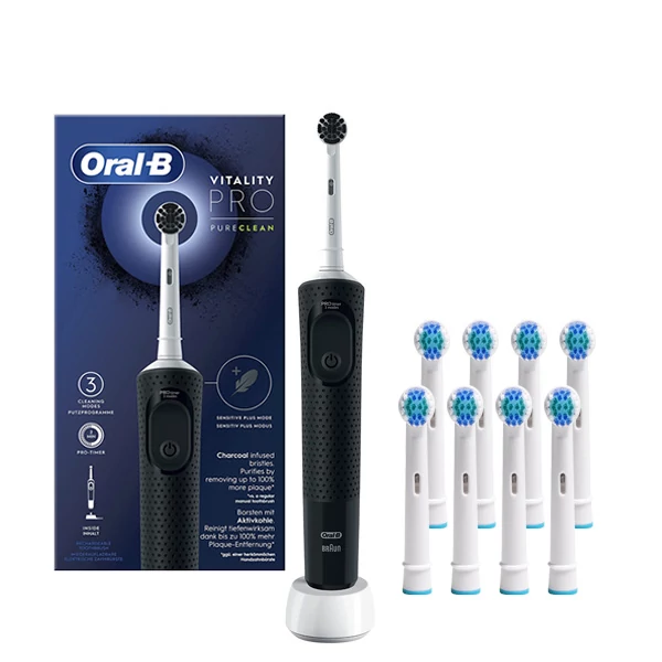 Зубная щетка Oral-B Vitality Pro D103 Precision Pure Clean Black