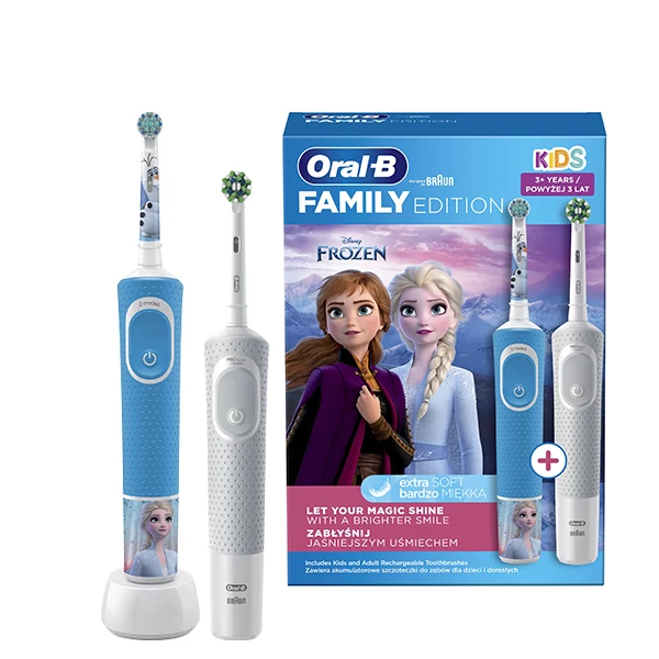 Зубные щетки Oral-B Vitality D103.413.3-D100.410.2K Kids &quot;Холодное сердце&quot; Family Edition ЕС