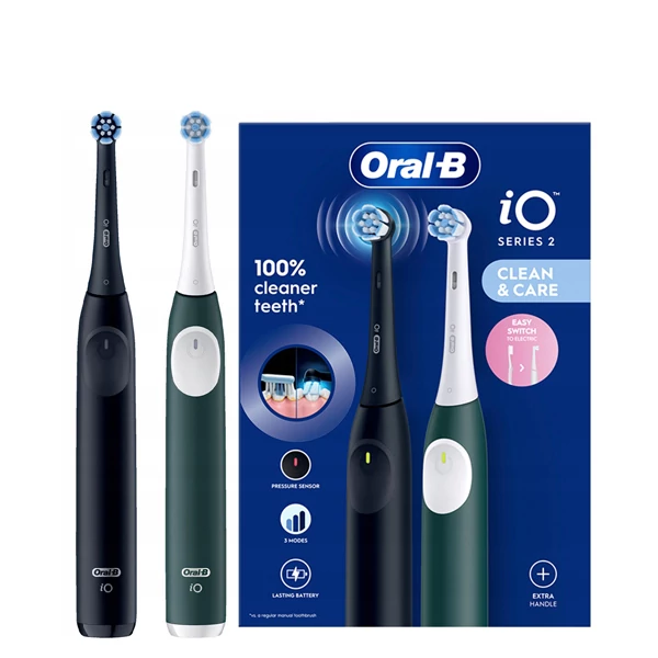 Электрические зубные щетки Oral-B iO 2 Family Pack Black + Green ЕС