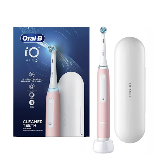 Электрическая зубная щетка Oral-B iO 3 Travel Case Blush Pink