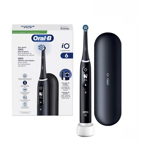 Электрическая зубная щетка Oral-B iO 6 (iOM6.2DF6.2K) Laboratory Black ЕС
