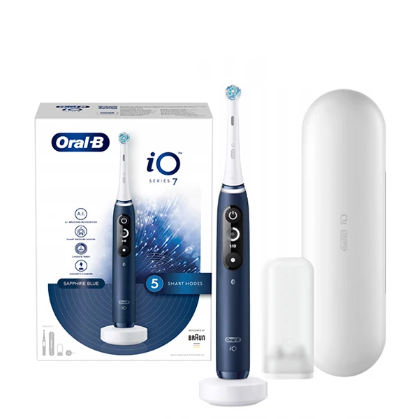Электрическая зубная щетка Oral-B iO 7 Sapphire Blue ЕС