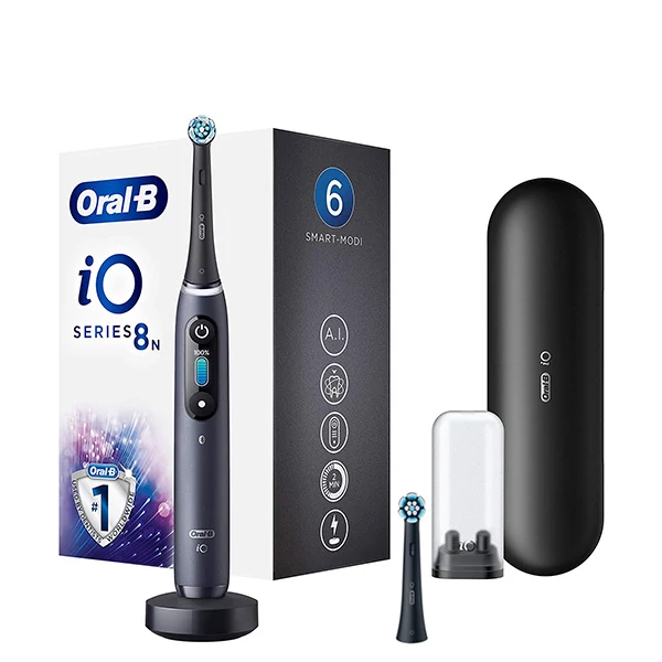 Электрическая зубная щетка Oral-B iO 8N (iOM8.2Q2.2BD) Black Onyx