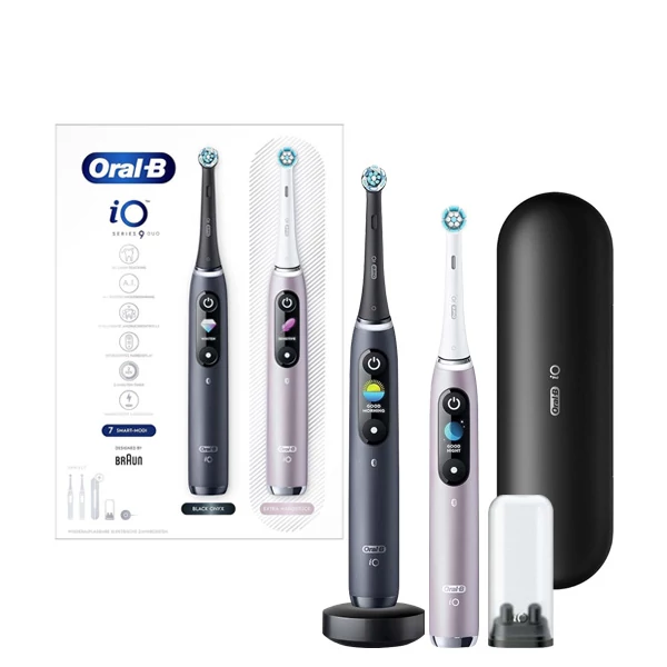 Электрические зубные щетки Oral-B iO 9 Family Pack Black Onyx/Rose Quartz ЕС