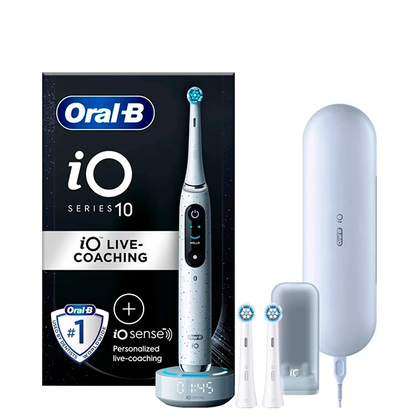 Зубная щетка Oral-B iO 10 (iOM10.1A3.1AD) Stardust White (3 нас.) ЕС