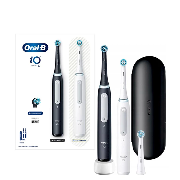 Зубная щетка Oral-B iO 4 (iOG4d.2J6.2K) Black + White Семейный набор (3 нас.)
