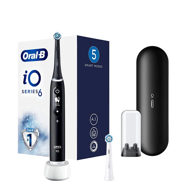 Зубная щетка Oral-B iO 6 (iOM6.1B6.3DK) Black (2 нас.) ЕС