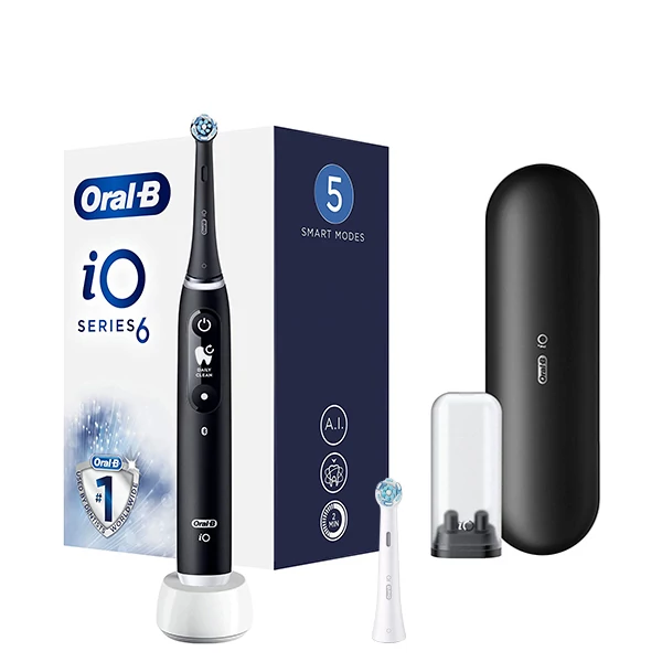 Зубная щетка Oral-B iO 6 (iOM6.1B6.3DK) Black (2 нас.)